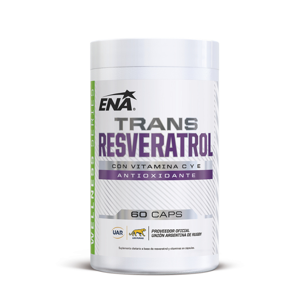 Trans-Resveratrol 250mg ENA Sport 60 cápsulas