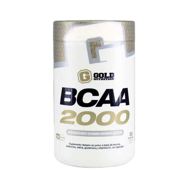 BCAA 2000 Gold Nutrition 120 cápsulas