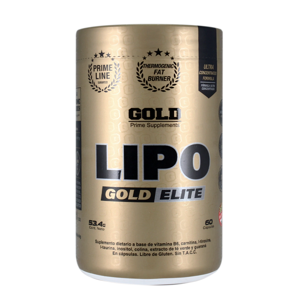 Lipo Gold Elite U.C. Gold Nutrition 60 cápsulas
