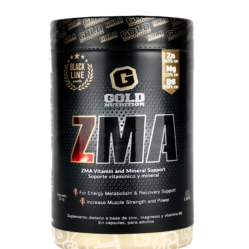 ZMA Gold Nutrition 60 cápsulas