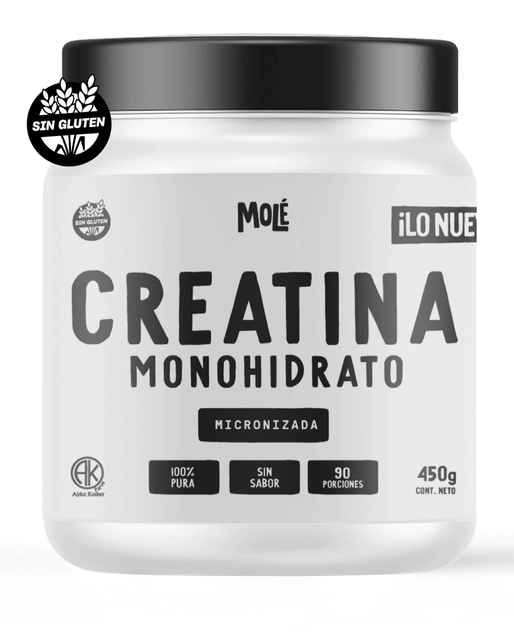 Creatina Monohidratada Molé 450 g