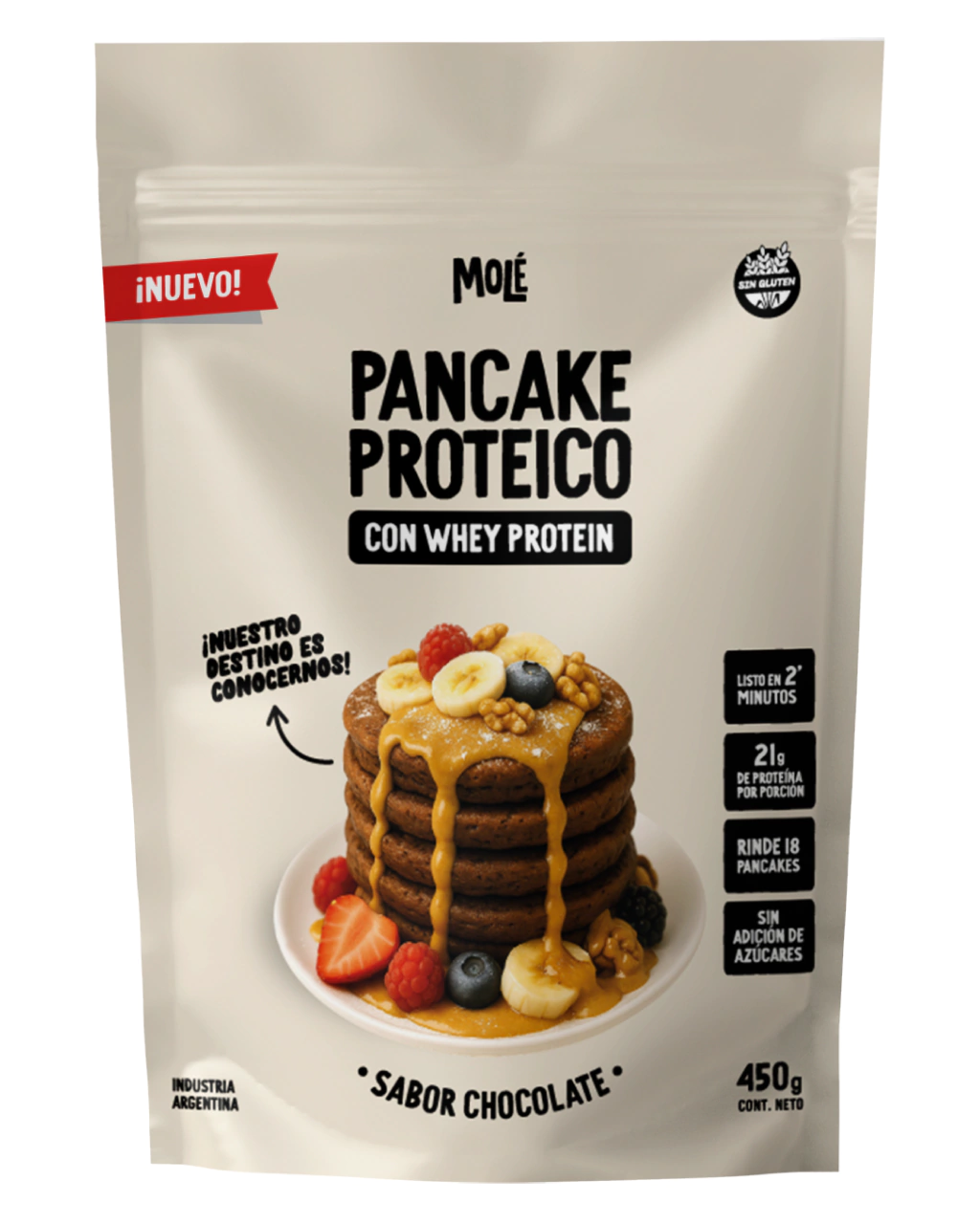 Pancakes Proteico Molé 450 g