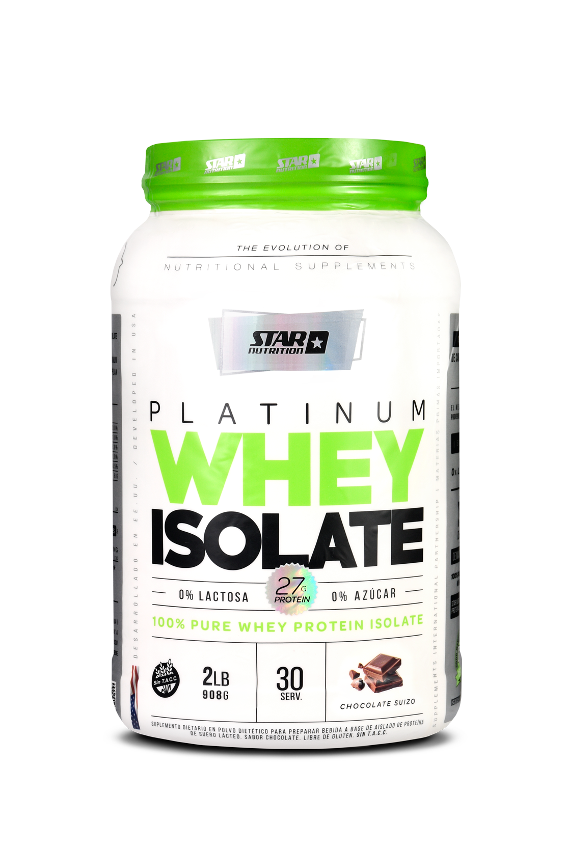 Platinum Whey Isolate Star Nutrition 2 lb